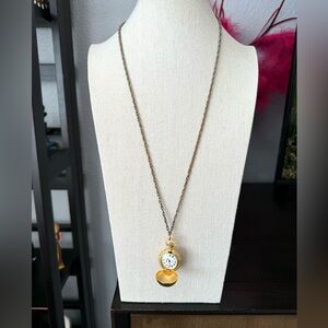 Pedre Hidden Clock Necklace